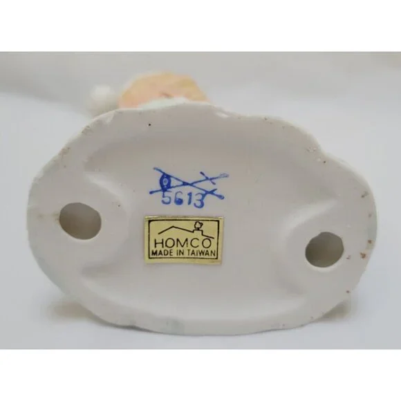 Homco Christmas Children "Precious Moments" 5613 - Boy Praying by Christmas Tree - Picture 9 of 9